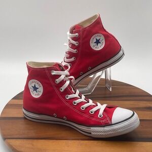 Converse Chuck Taylor All Star High Top Red Canvas Sneakers‎ Shoes Men 10.5